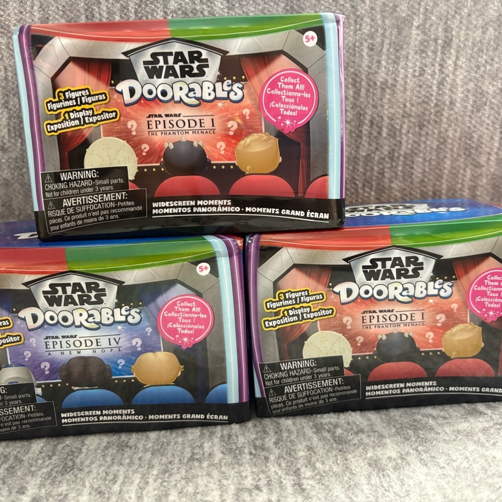 Star Wars Doorables Episode I and IV. Never opened